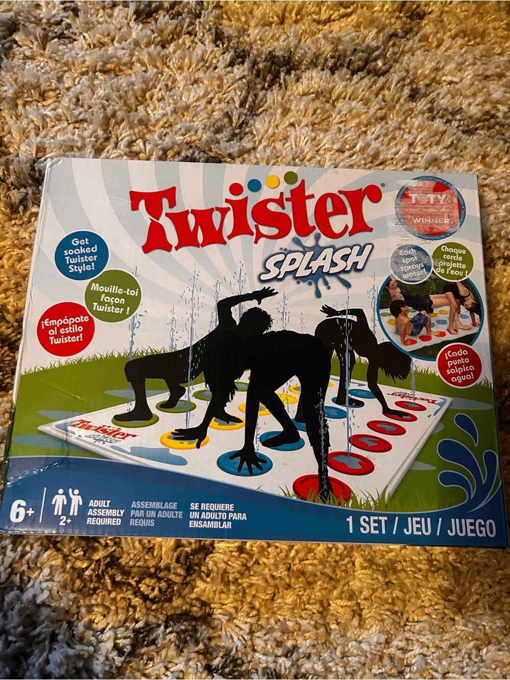 Hasbro Twister Splash Game - Red, Blue, Yellow, Green. Never opened